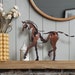 SunBlogs Art Handmade Horse Statue - Unique Rustic Metal
