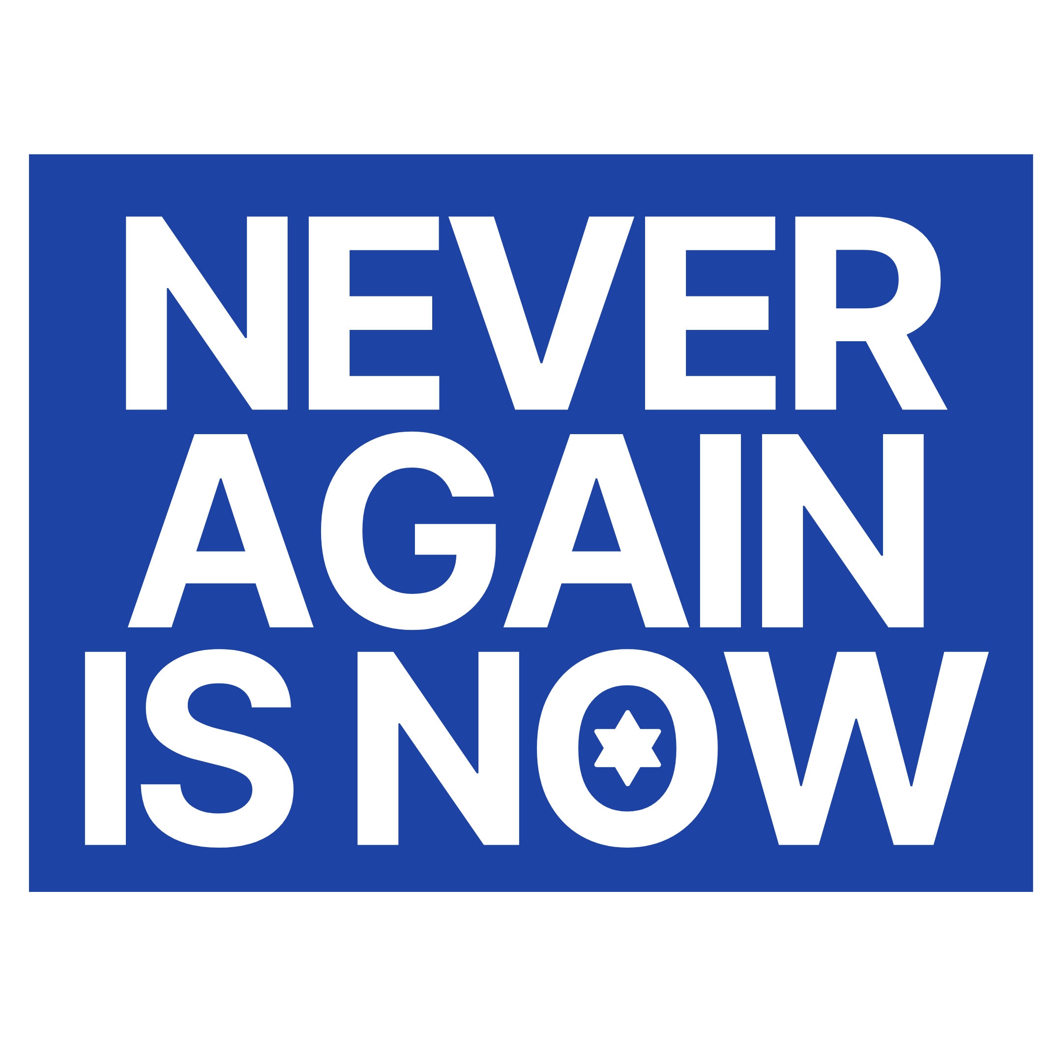 Never Again Is Now Sticker