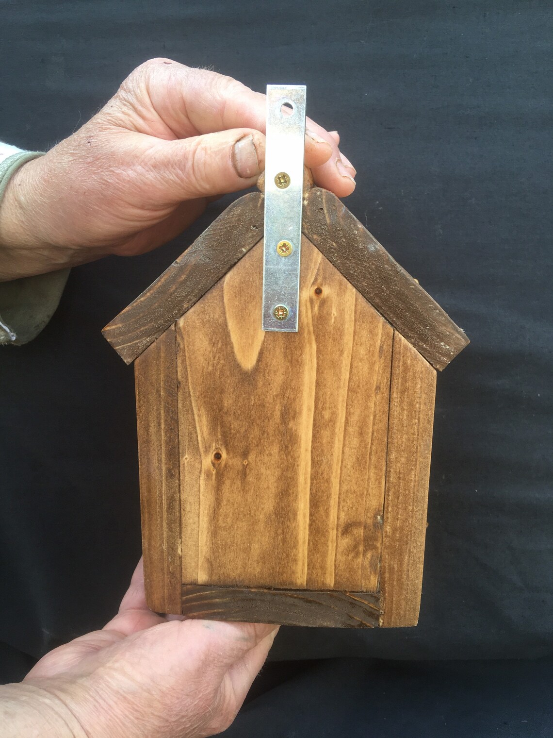 Wall mounted bird feeder handmade wooden Etsy