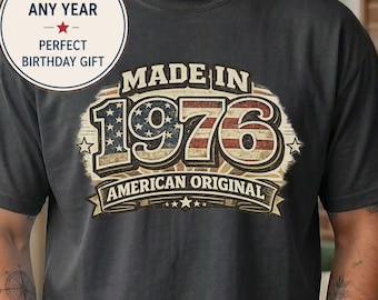 Camiseta de 50 cumpleaños, 1976, envejeció perfectamente, regalo para papá