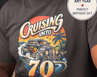70th Birthday Gifts for Men, 50th Birthday T-Shirt, 1976 Legend, Custom Year