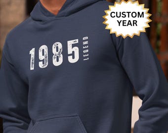 40. Geburtstag Geschenk Hoodie: 1985 Legend Sweatshirt
