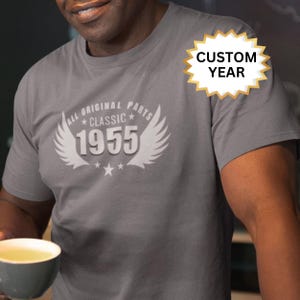 70th Birthday Gifts for Men Shirt, 1955-Birthday Gift for Him, Grandpa or Grandma Gift, - 70th Men’s or Women’s Present - 70 Birthday Shirt
