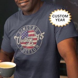 50th Birthday Gifts for Men, 1975 Birthday Shirts for Man, Unique 50th Birthday Gift, Personalized 50th Gifts Ideas Man, 50 Birthday Shirt