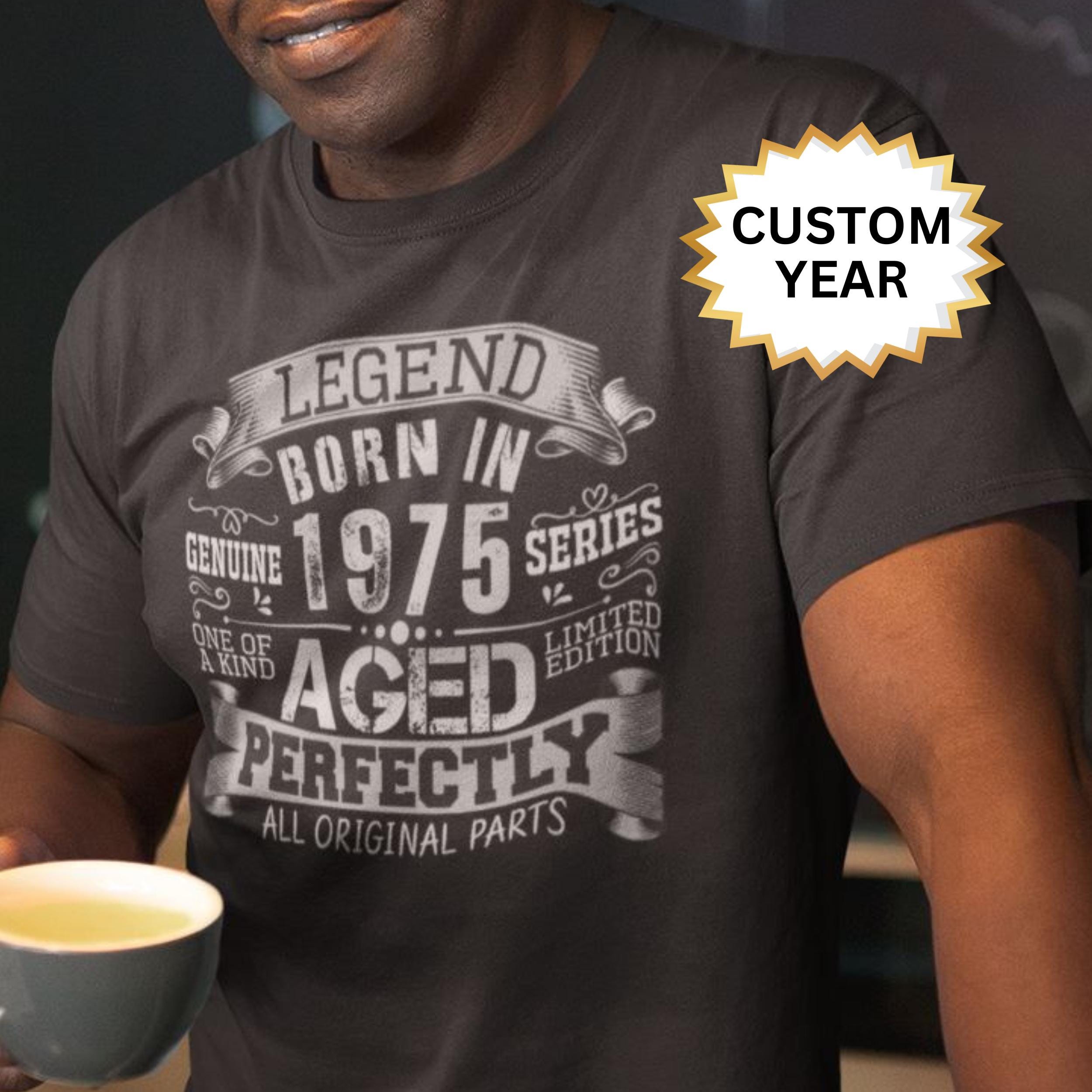 1975 Birthday Shirt, 50th Birthday Gifts for Men, 1975 Vintage Birthday TShirt, Man 50th Gift TShirt, 1975 Birthday shirts, 1975 Women Tee