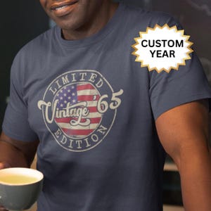 60th Birthday Gift for Man, 1965 Birthday T-shirt, 60th Birthday Shirt, 1965 tshirt for Men, 60th Gifts Ideas for Him, 60th Gift for Dad