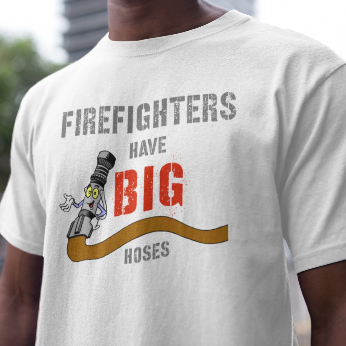 Men's Funny Firefighter T Shirt Firefighter Shirt Etsy