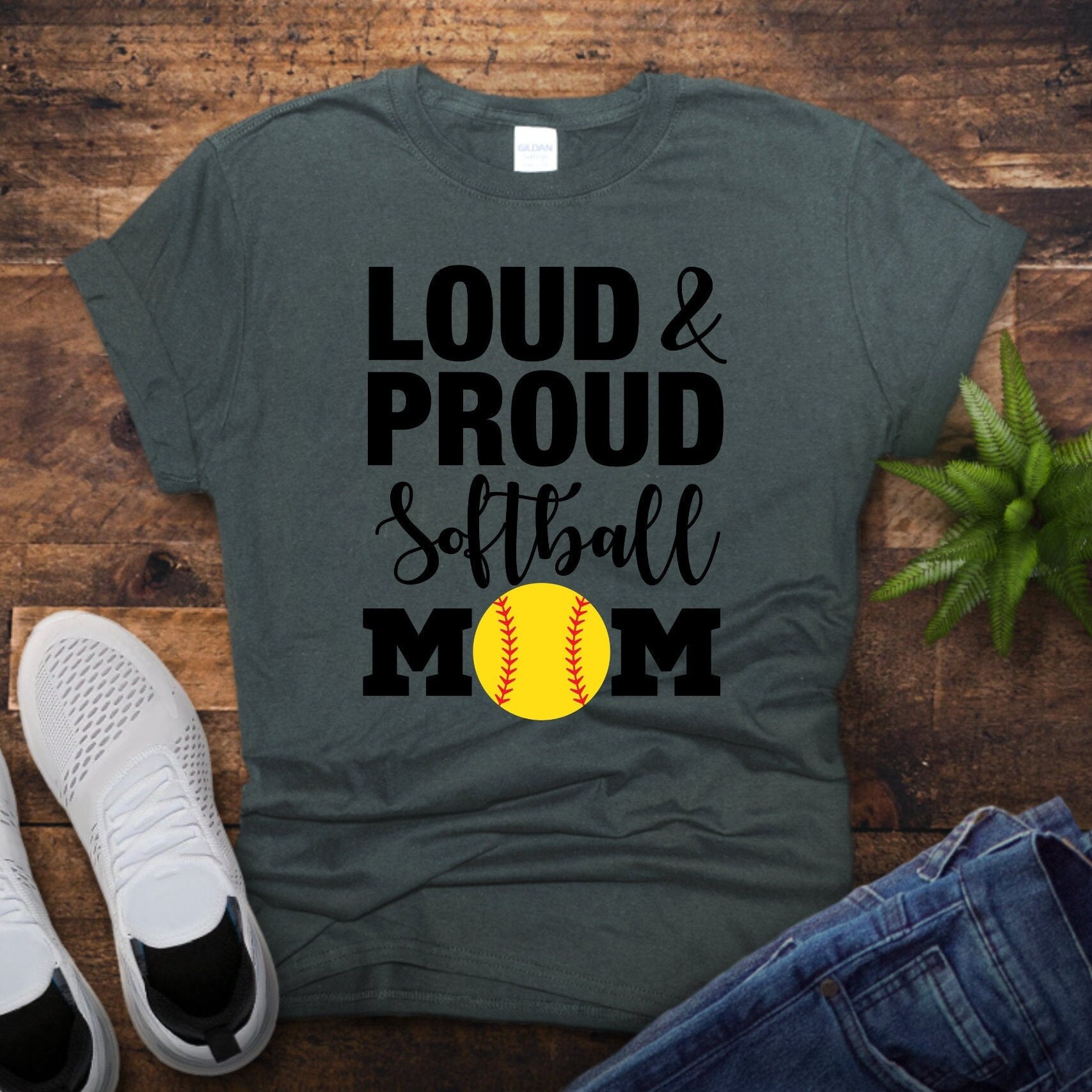 Softball Mom Shirt Softball Tshirts Softball Mom Tee Etsy
