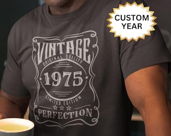 50th Birthday Shirt Gifts for Men, 1975 t-shirt, 50th Birthday Shirt, 50 Birthday for Man, 50th Birthday Gift for Women, 50th Gifts for Man
