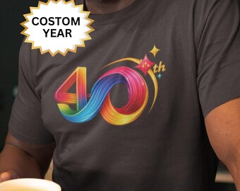 1986 Birthday T-Shirt, 40th Birthday Gift for Men