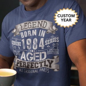 40th Birthday Gifts for Men - 40th Birthday Decorations for Men -1984 Vintage t-shirt For Men - 40th Gifts Ideas for Him - 40 Birthday Shirt