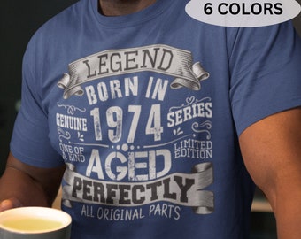 50th Birthday Gift For Men - 50th Birthday Decorations For Men -1974 Vintage tshirt For Men - 50th Gifts Ideas For Him - 50 Birthday Shirt