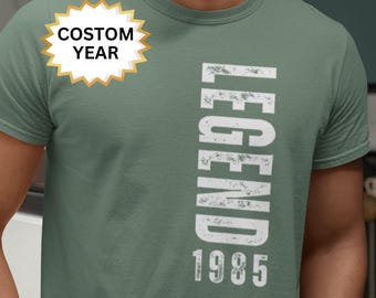 40th Birthday Gift for Him: 1986 Legend Tee