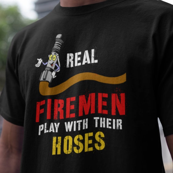 Mens Funny Firefighter Shirt - Where The Hose At Fireman Tshirt Mens Funny Firefighter Shirt - Where The Hose At Fireman Tshirt