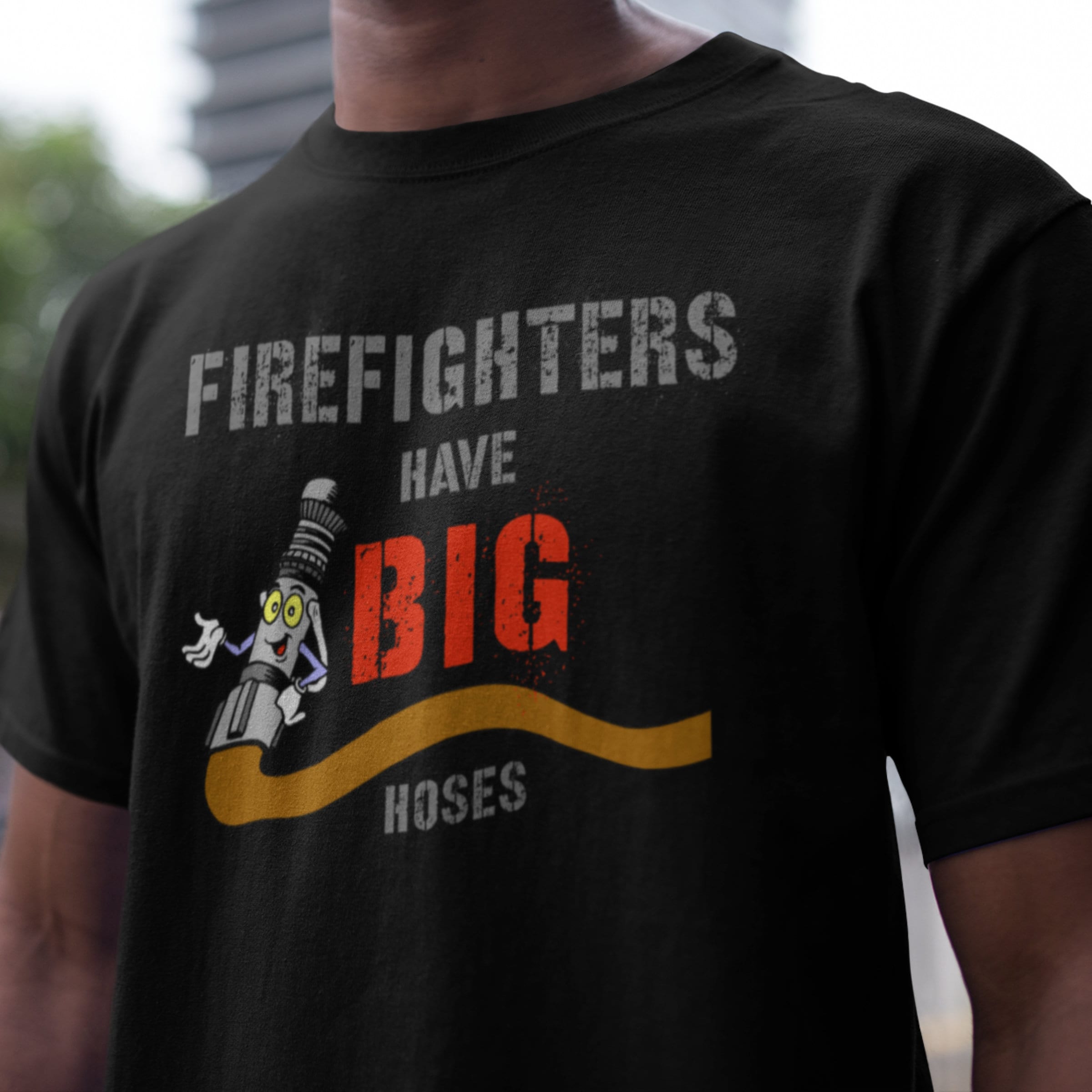 Men's Funny Firefighter T Shirt Firefighter Shirt Etsy