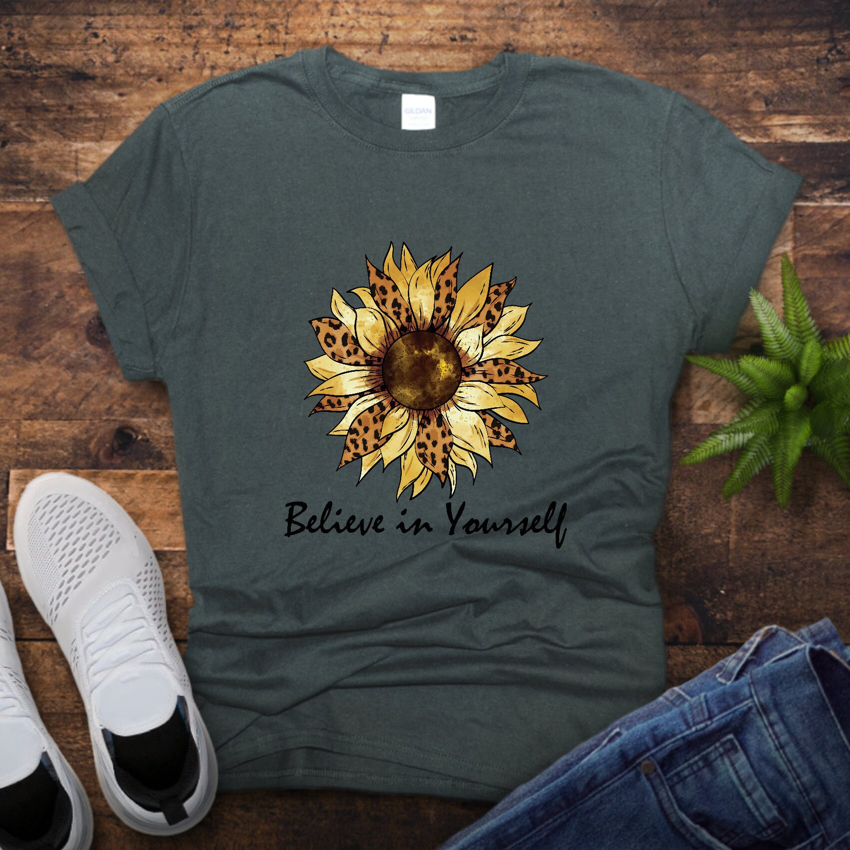 Sunflower-Sunflower Shirt Floral T-Shirt Flower Shirt | Etsy