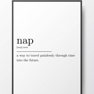 Nap Definition Print