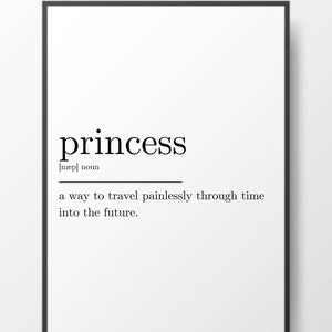 Princess Definition Print