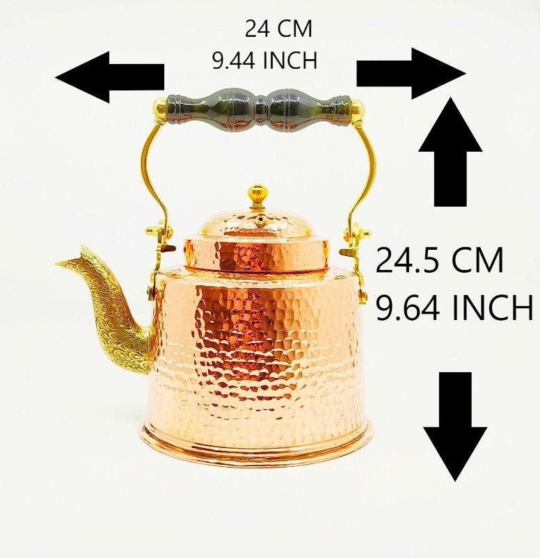Copper Pot for Teacopper Kettle Potcopper Teapot Etsy