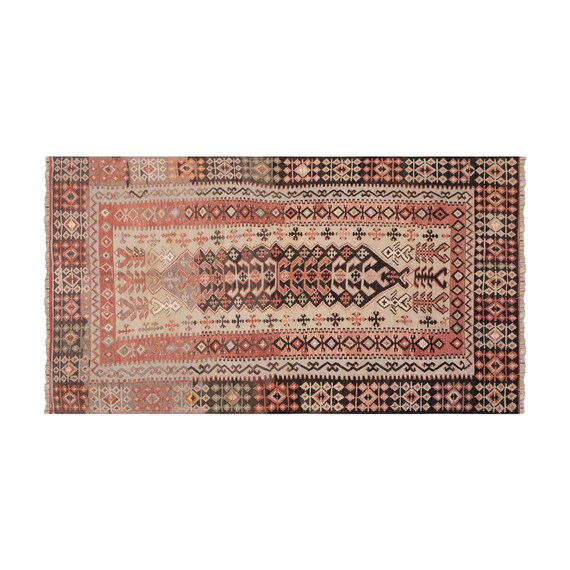 トルコ　コンヤ　ウール100% ヴィンテージ　ラグ　211-4 トルコ コンヤ ウール100% ヴィンテージ ラグ 211-4 ラグ