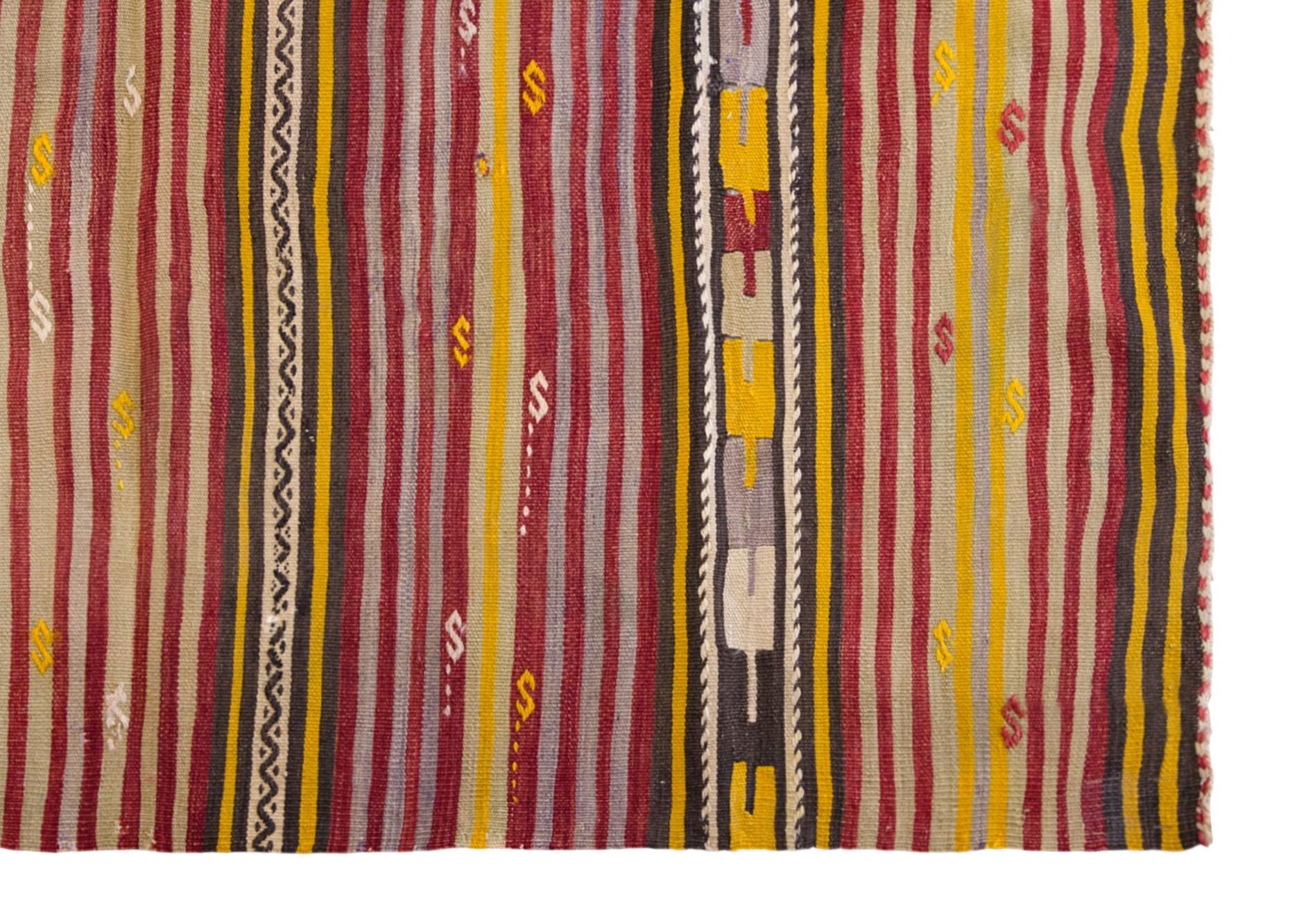 Sunlit Threads of Afyon, Vintage Turkish Rug, 90 X 142 Cm, Vintage