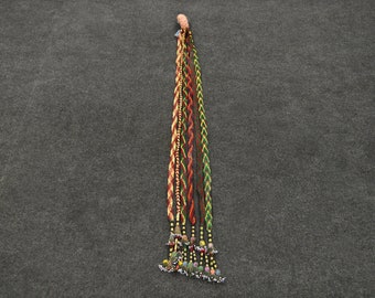 Tassel, 55" x 12" inch, Segusha,Vintage Uzbek Tassel,Tent Decor, Old Tassel,Vintage Wall Hanging,Ethnic Tassel