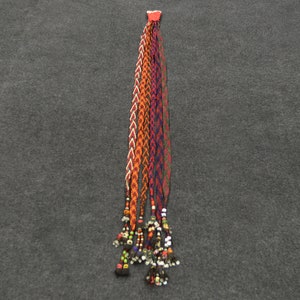 51&quot; x 5&quot; inch Tassel, Vintage Uzbek Tassel, Old Tassel ,Ethnic Tassel, Ethnic Dancing Belt,Segusha,Tent Decor