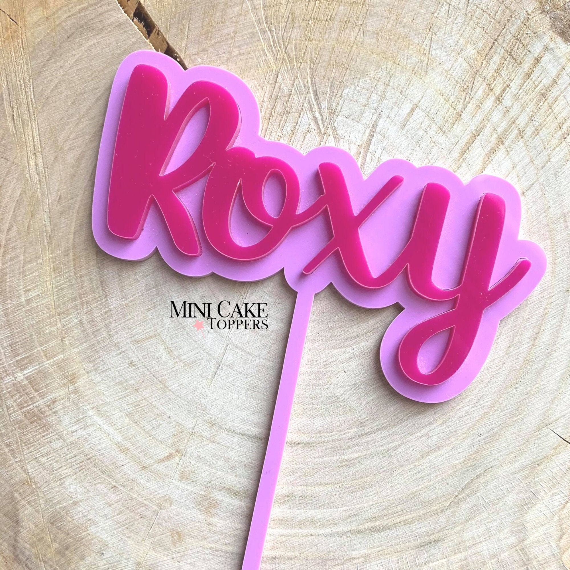 Custom Children's Name Toppers Personalised NameTopper Etsy