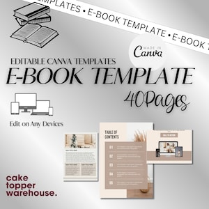 Modello e-book, modelli Done For You, documento e-book modificabile, e-book del corso digitale online, cartella di lavoro