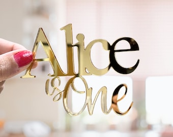 Dije de pastel con nombre y edad, el nombre es la edad, dije de pastel para cualquier edad / Dije de nombre personalizado / Dije de nombre y edad