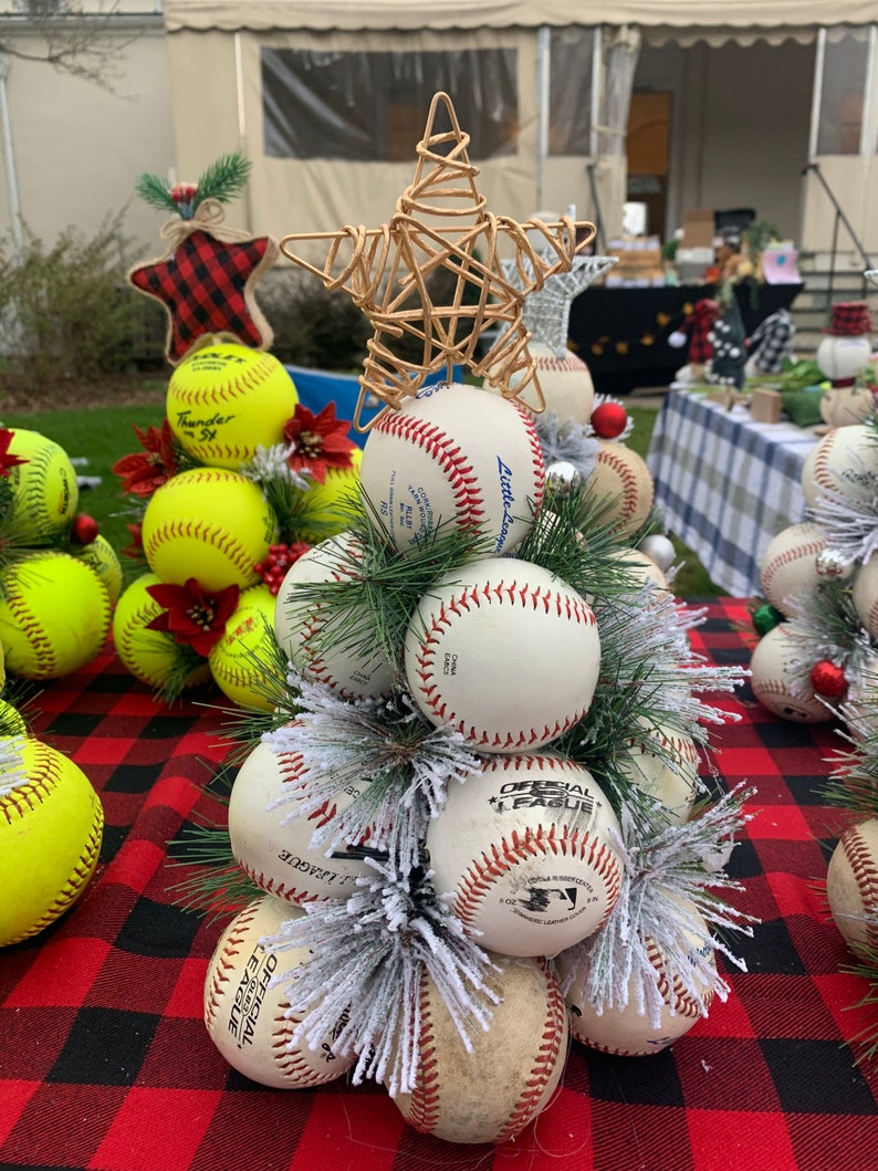 Baseball Christmas Tree Etsy