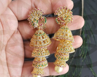 fancy jhumkas