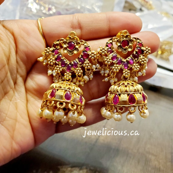 Share more than 110 pearl jhumka earrings designs