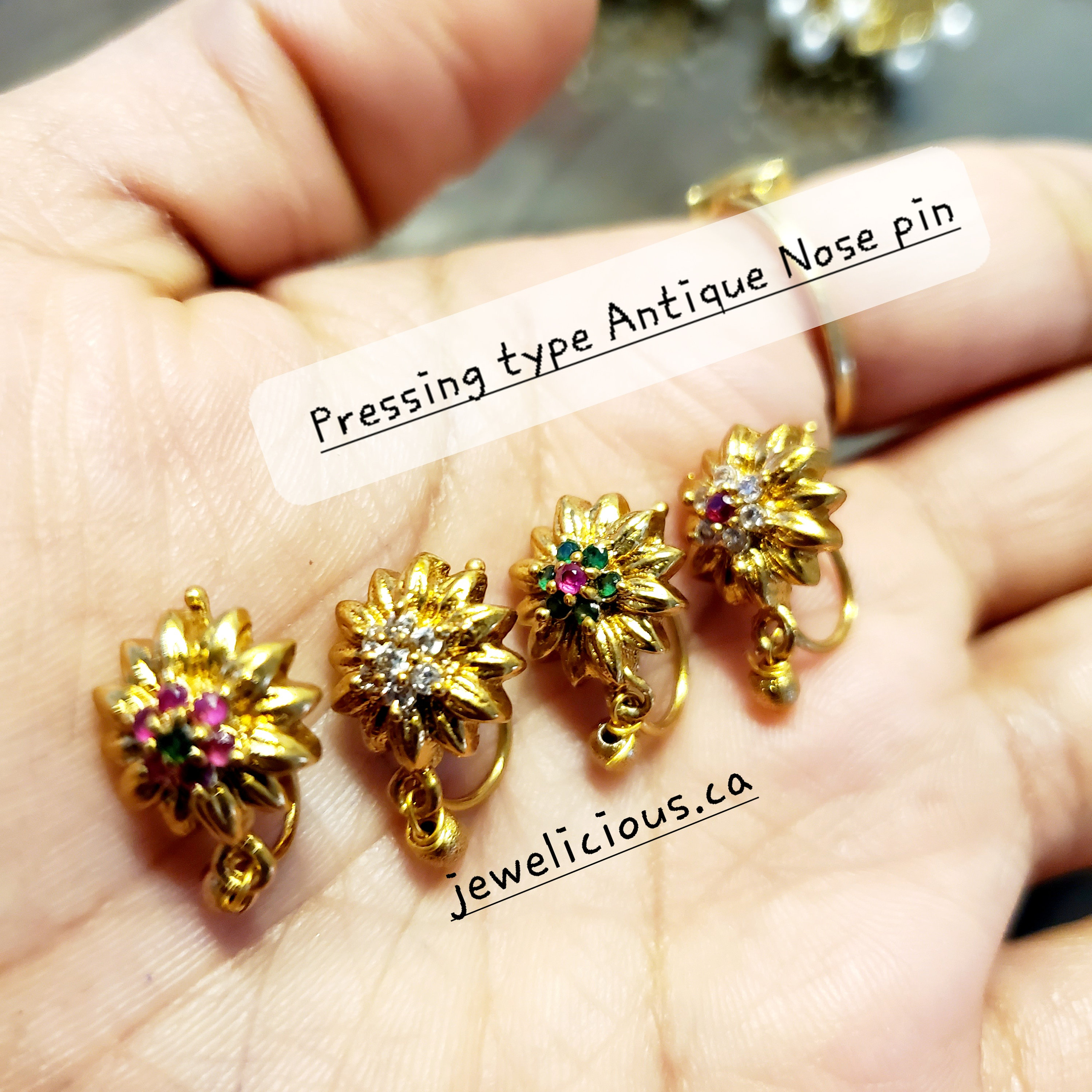 Nose pin antique sale