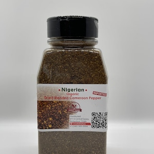 Authentic Cameroon pepper, savory heat for the best flavor in cooking and grilling.