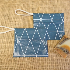 Waterproof soap case * soap bag * soap bag * soap holder * Zero Waste * AQUA DARK
