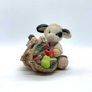 Mary&#39;s Moo Moo&#39;s Cow Lickin&#39; Good Cow Figurine Collectible Ceramic