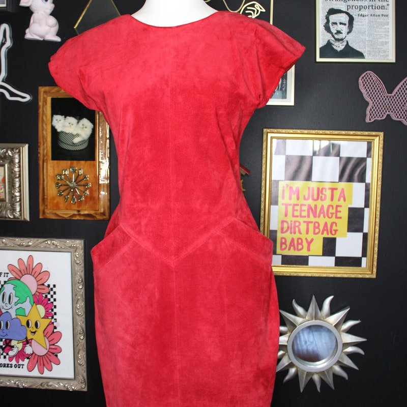 Design History Tan Suede Dress