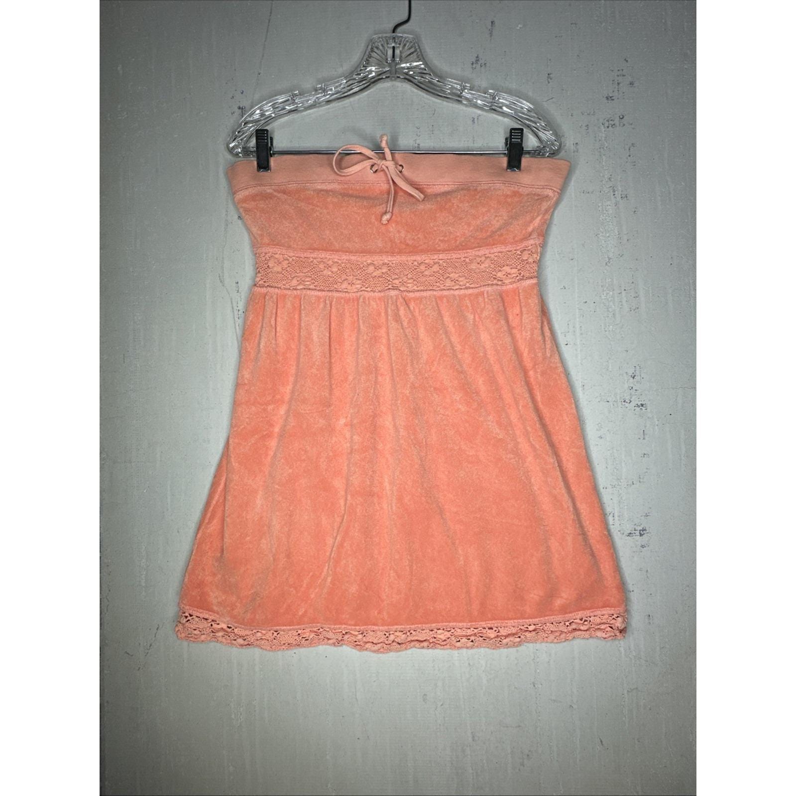Vintage Y2k Juicy Couture Lace Pink Terry Swim Dress Cover | Tagged Size: M  - Etsy