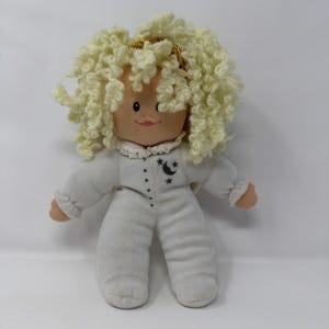 Vintage 1998 Angel Girl Plush Curly Hair Angel Stuffed Toy Princess Soft Toys image 1