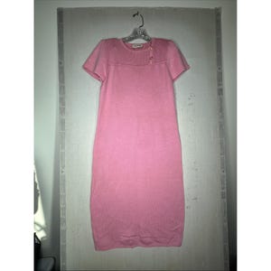 st john pink dress St. John Knits Fuchsia Damask/Diamond Caviar Knit Dress