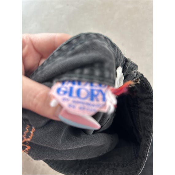 AWESOME Vintage 1970s Faded Glory Black Denim Fla… - image 7