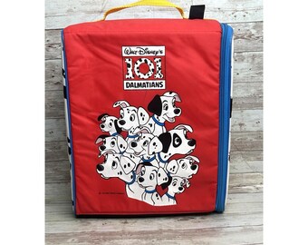 Vintage 1990s Disneys 101 Dalmatians Backpack, Locker Book Bag 