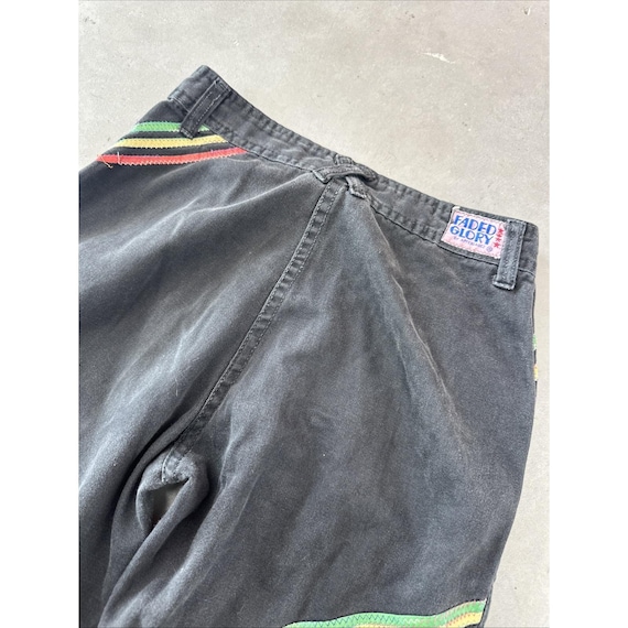 AWESOME Vintage 1970s Faded Glory Black Denim Fla… - image 5