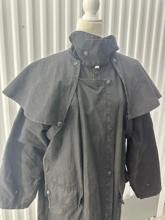 Vintage Black Australian Outback Collection Duster Ja… - Gem