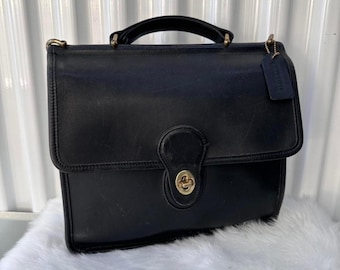 Coach Willis Legacy 70th Anniversary Vermillion Leather Handbag