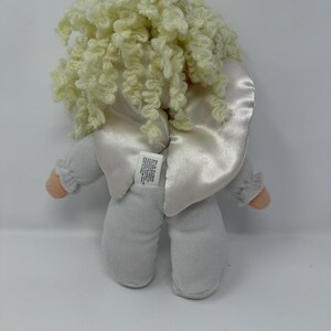 Vintage 1998 Angel Girl Plush Curly Hair Angel Stuffed Toy Princess Soft Toys image 5