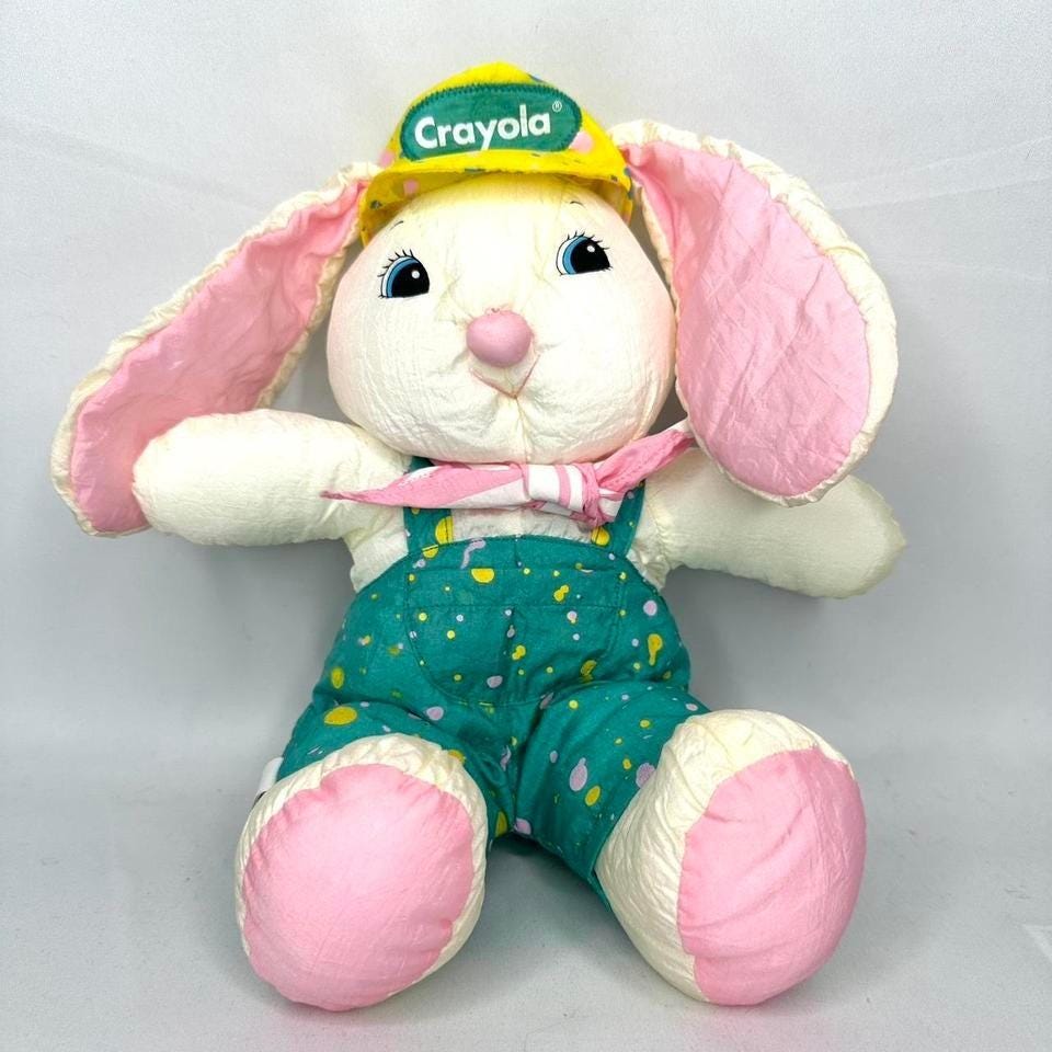 ヴィンテージ 1980年代 ホールマーク クレヨラ 抱きしめたいウサギの