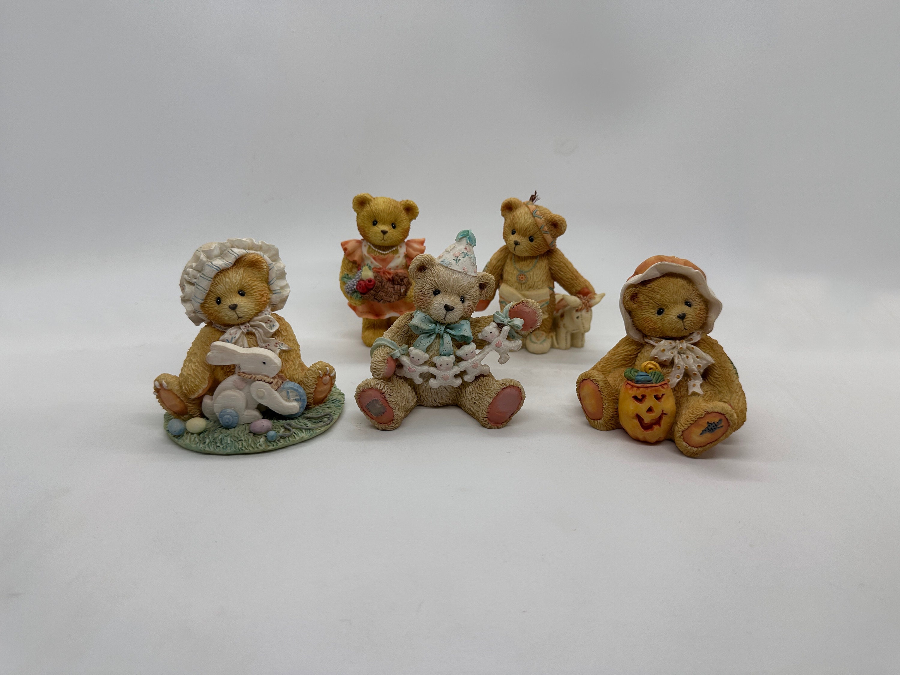 Cherished Teddies チェリッシュドテディ Bear&Merry go round