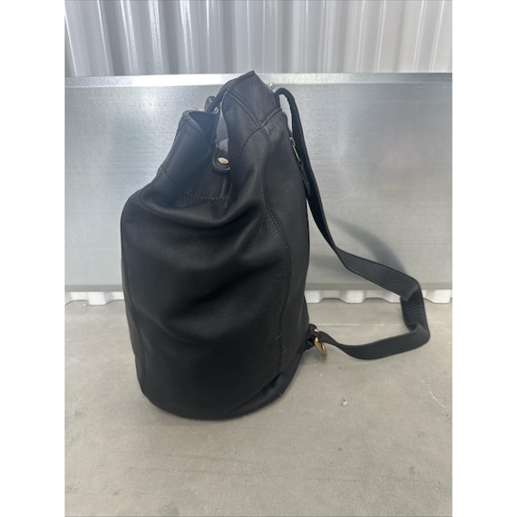 VTG COACH 4160 - Soho Bucket Sling Bag Black Leather One Strap Backpack 90’s Vintage Coach 4160 Black Leather Soho Bucket Sling One Strap  main image 3
